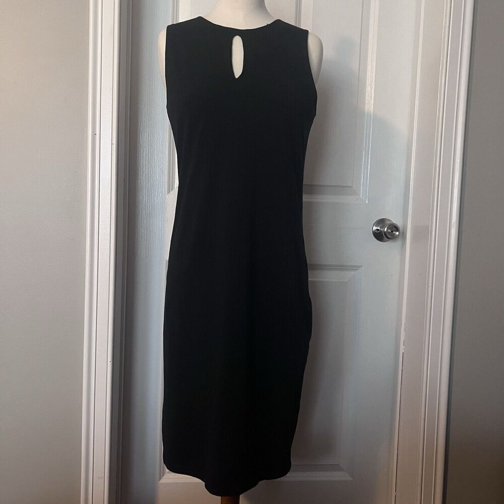 Ralph Lauren Dress Size M LBL Sheath Keyhole Front Knee Length Stretchy